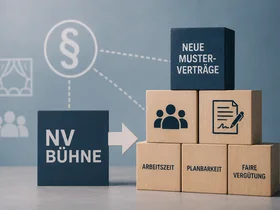Bausteine des NV-Bühne abstrakt dargestellt.